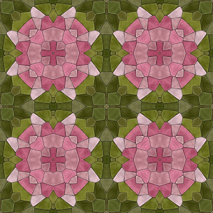 Rose garden mosaic