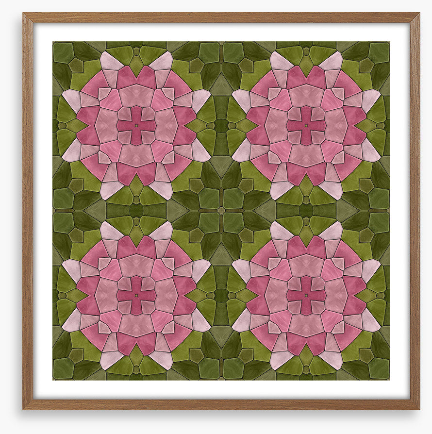 Rose garden mosaic
