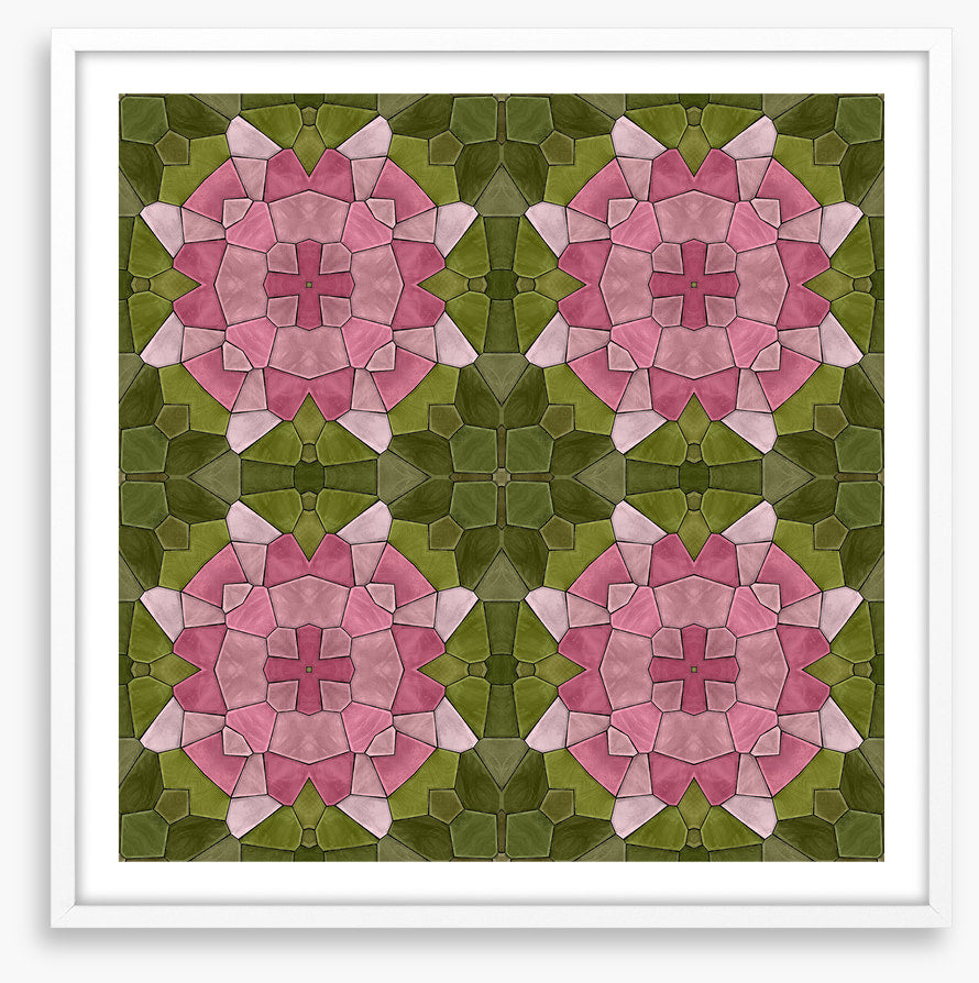 Rose garden mosaic