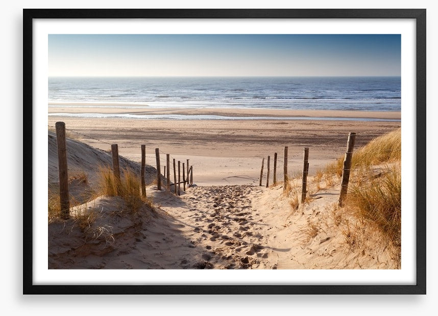 Sandy path to the sea