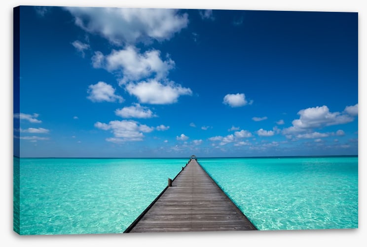Pier into the horizon