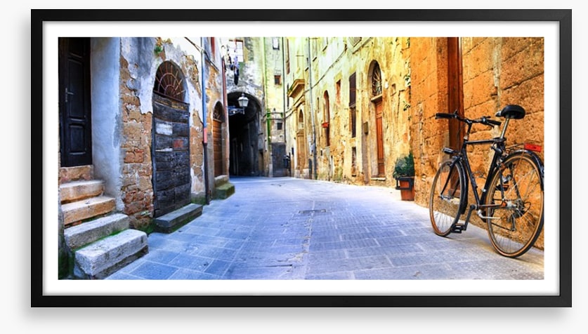 The streets of Pitigliano, Italy