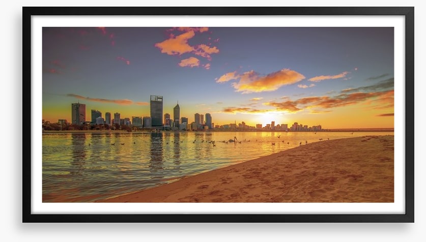 Golden Perth sunrise