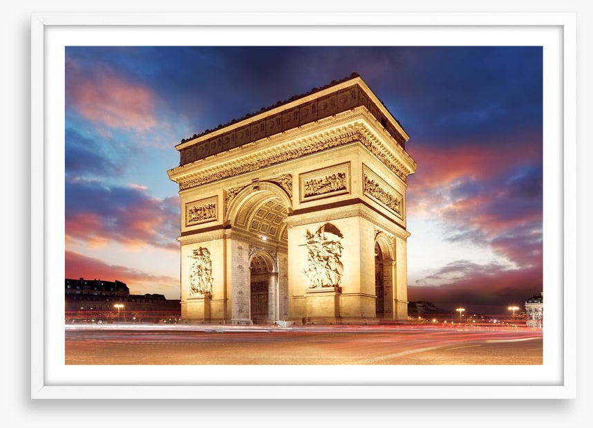 Arc de Triumph at dusk
