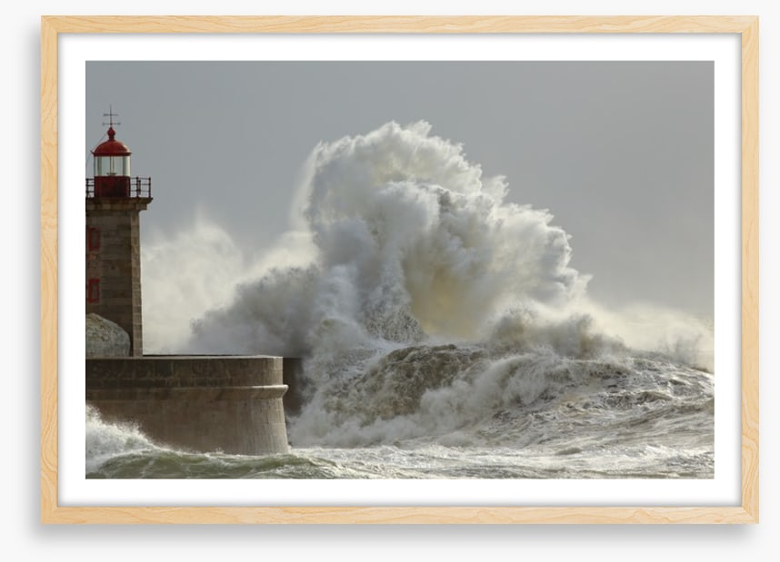 Lighthouse in the storm