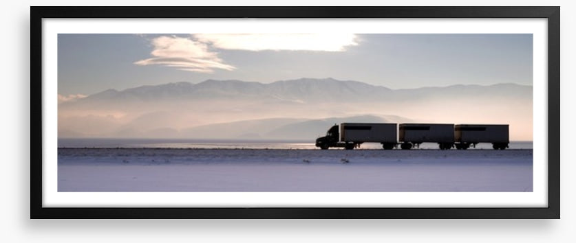 Across the salt flats