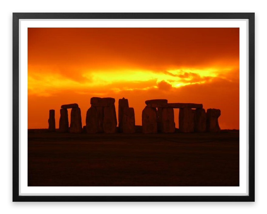 Stonehenge silhouettes