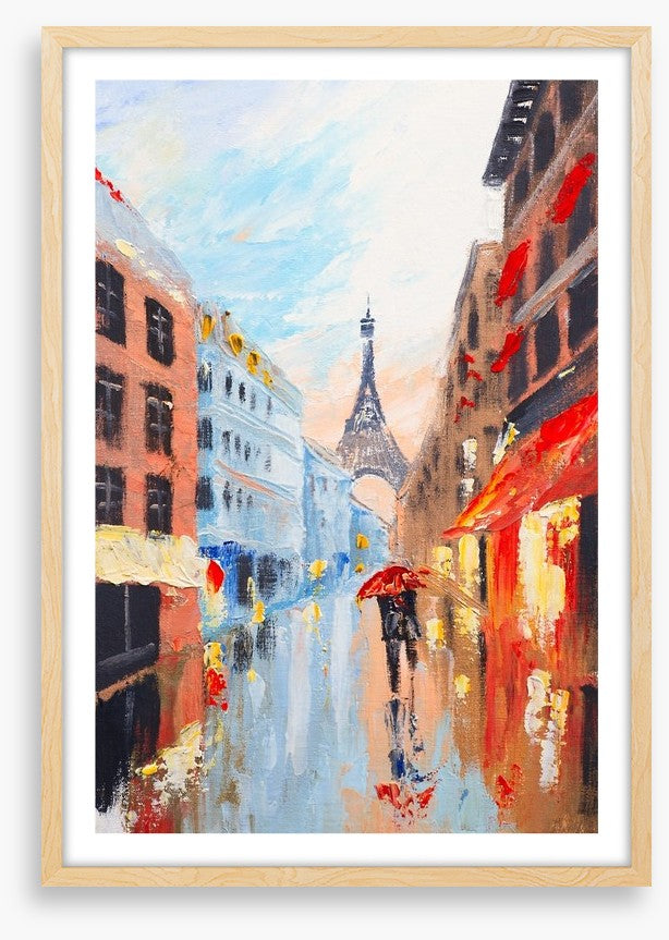Paris in the rain