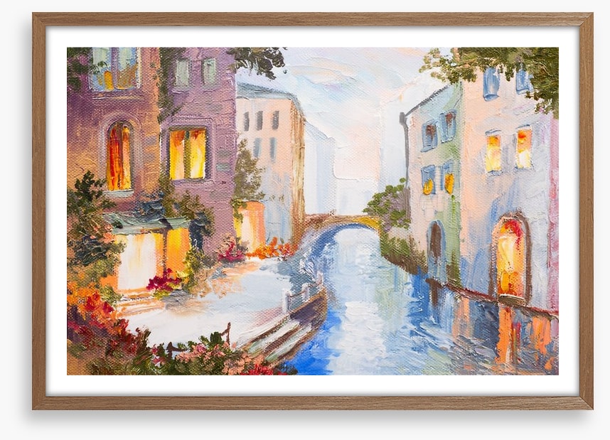 Evening on the Venice canal