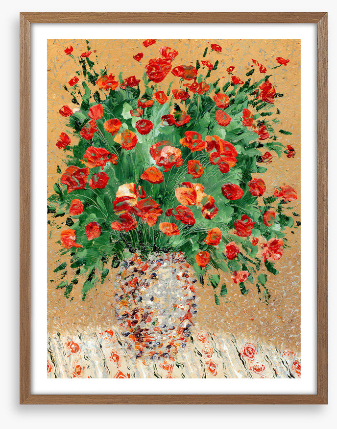 Scarlet carnations