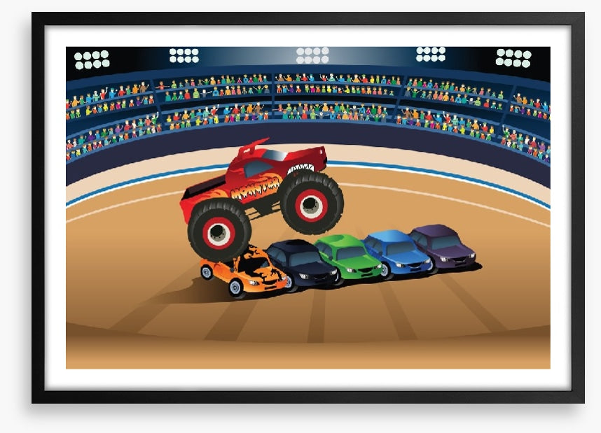 Monster truck jump