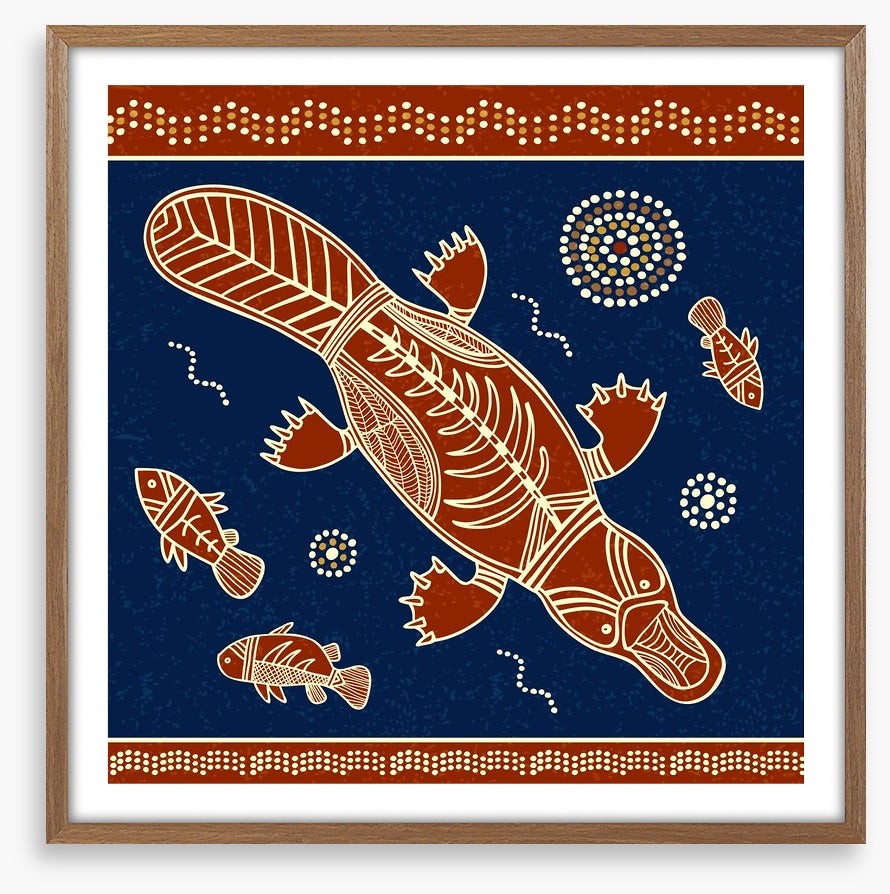 Platypus and fish