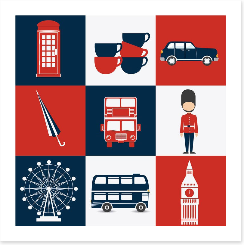 Iconic London pop art