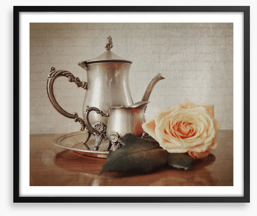 Peach rose tea