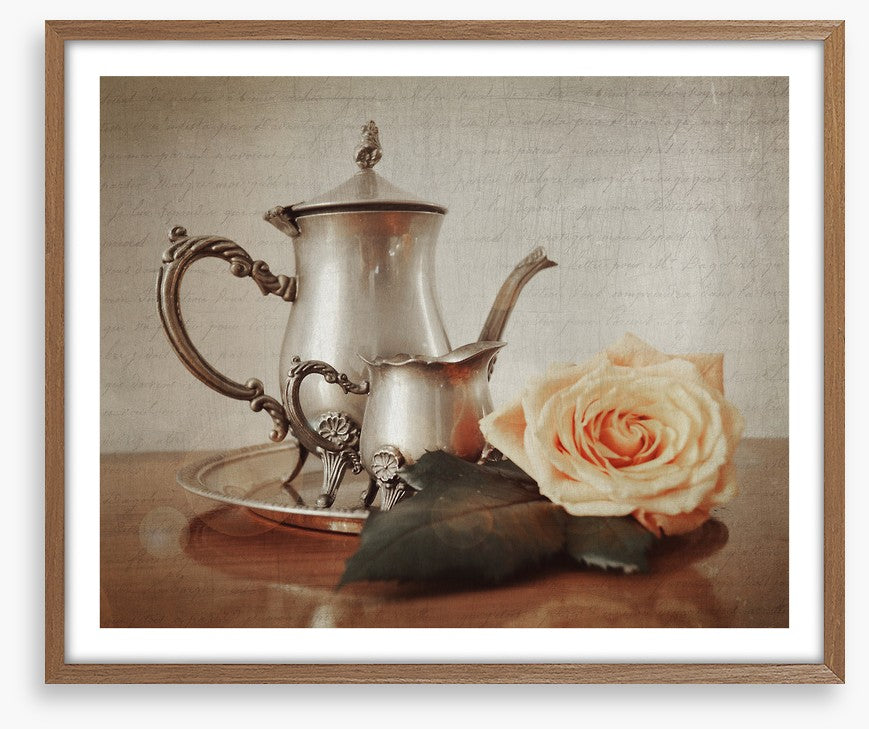 Peach rose tea