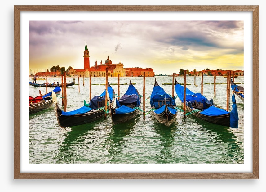 Four gondolas