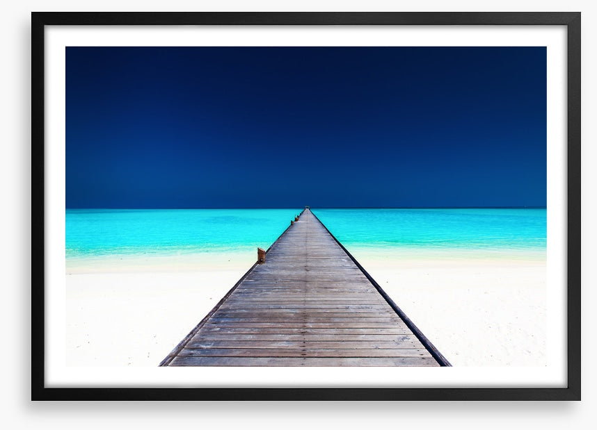 Pier into the blue