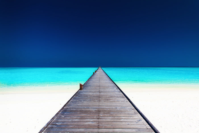 Pier into the blue