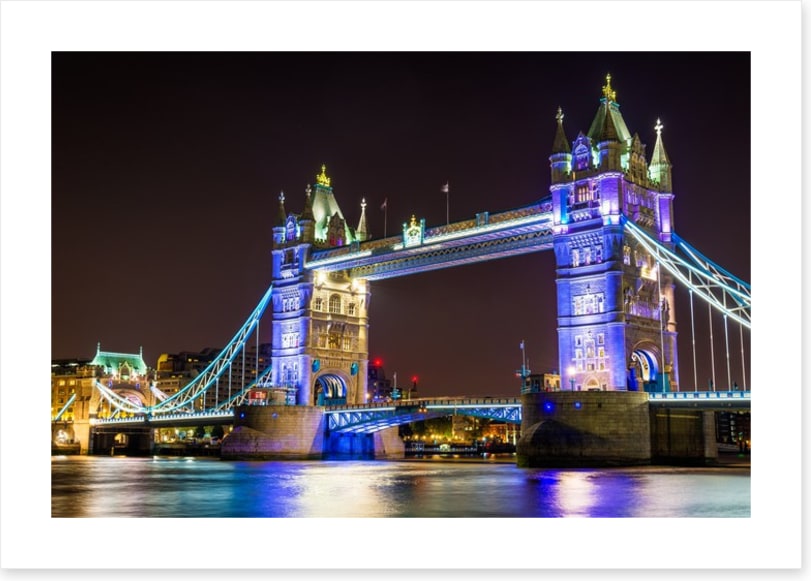 Tower Bridge illuminated