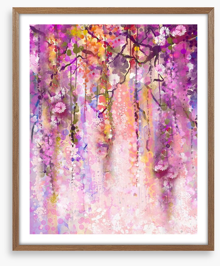 Cascading wisteria
