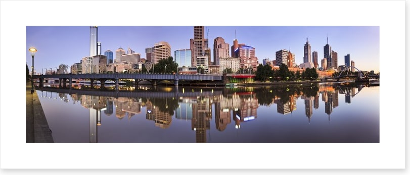 Yarra reflections panorama