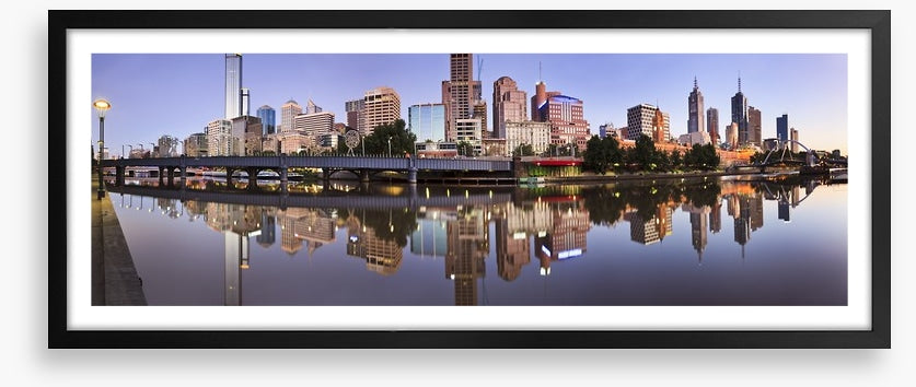 Yarra reflections panorama