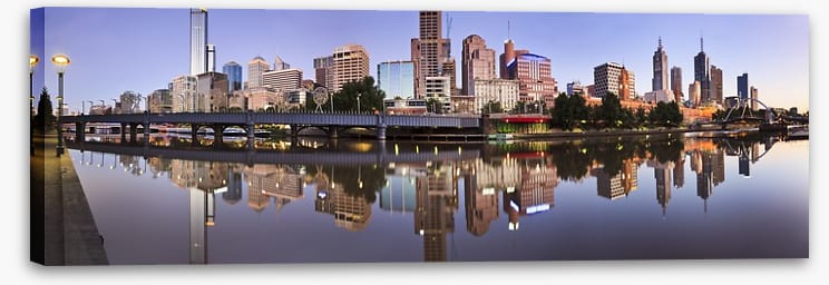 Yarra reflections panorama
