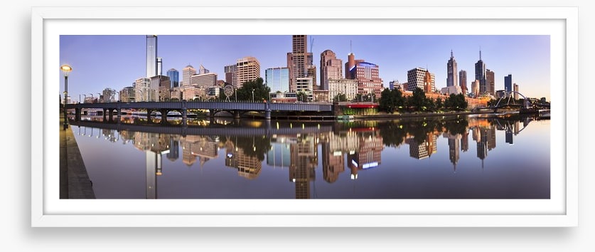 Yarra reflections panorama