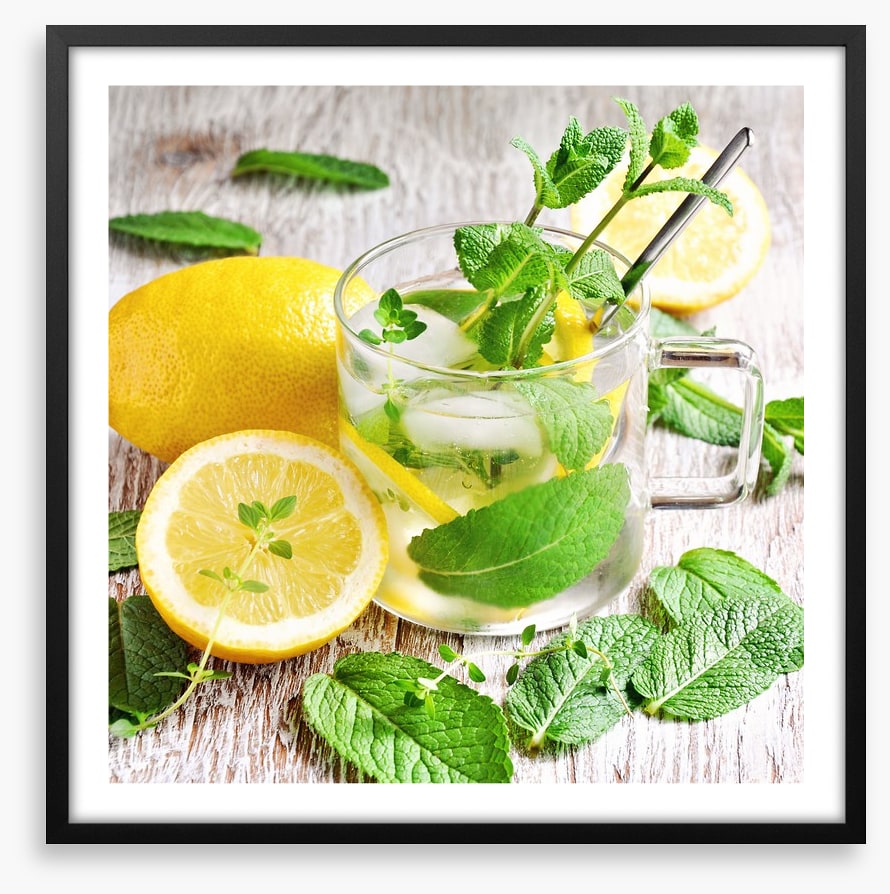 Lemon mint tea