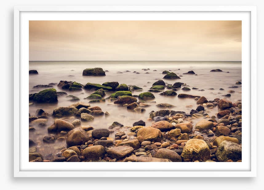 Rugged rock shore