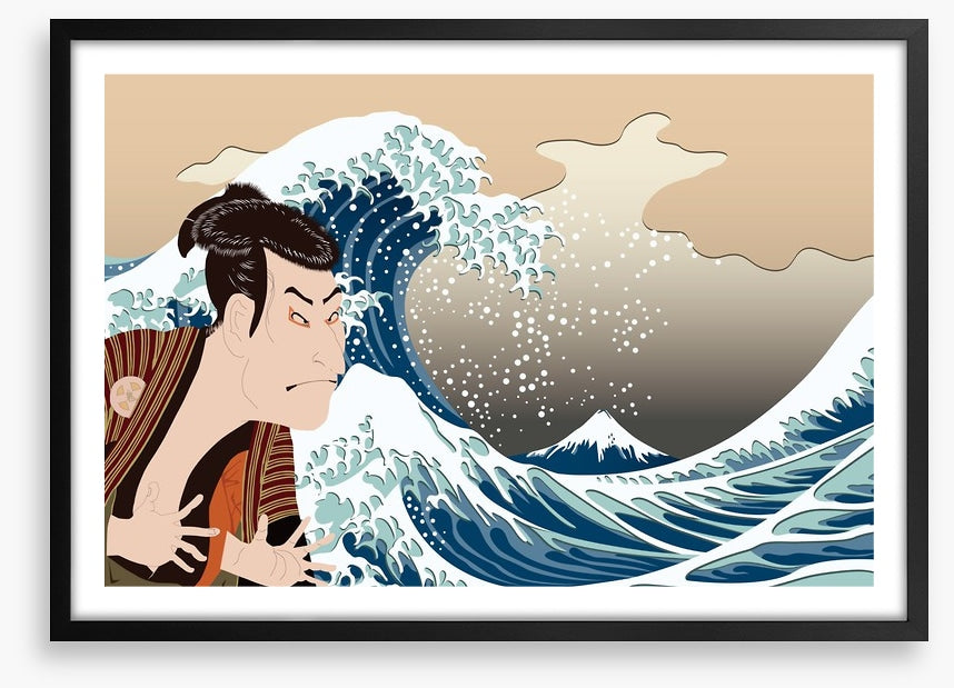 Edobei and the wave