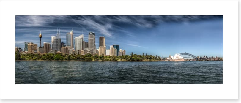 City to bridge panorama