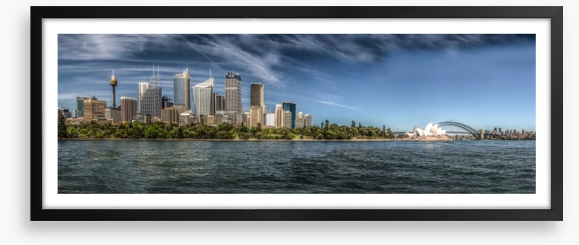 City to bridge panorama