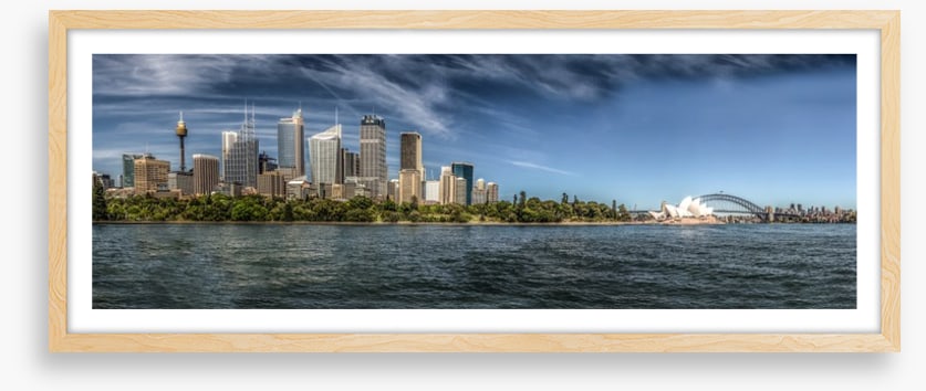 City to bridge panorama