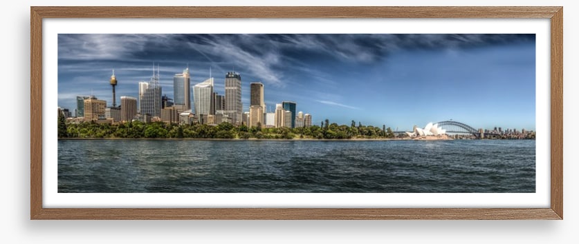 City to bridge panorama