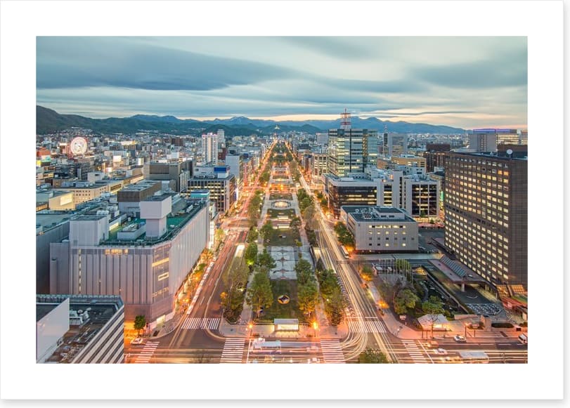 Sapporo skyline