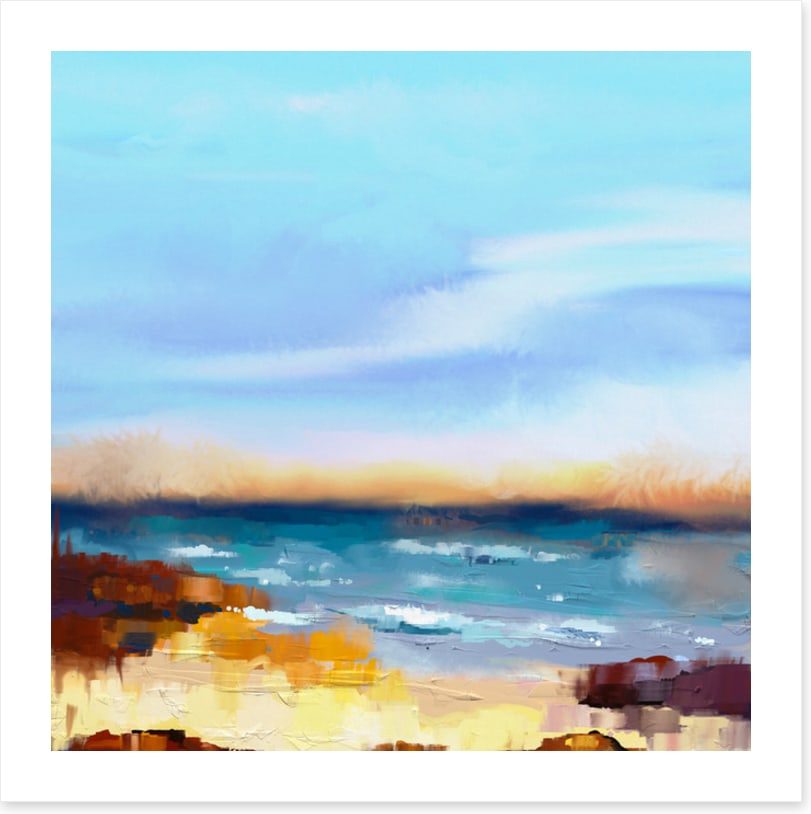 Sandy bay sky
