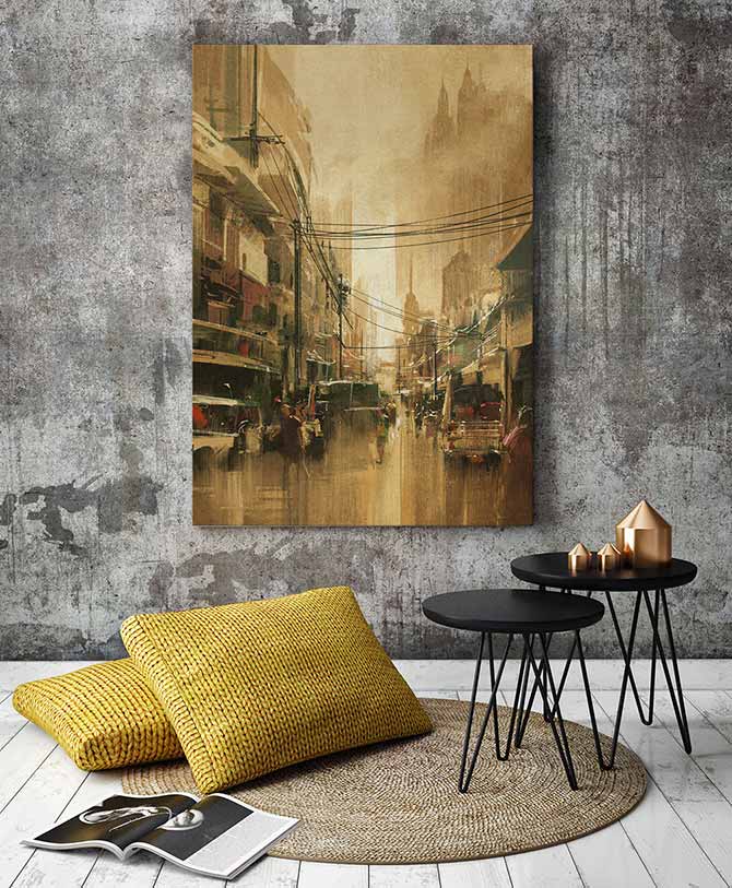 Vintage streetscape