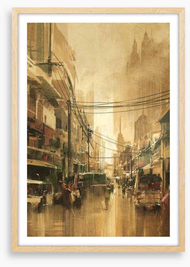 Vintage streetscape