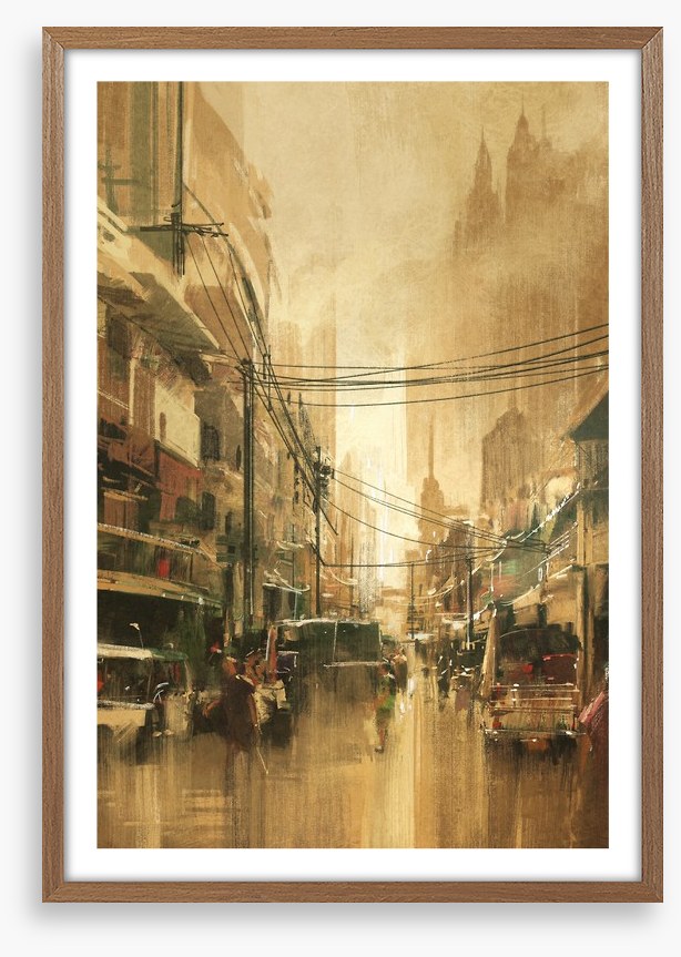 Vintage streetscape