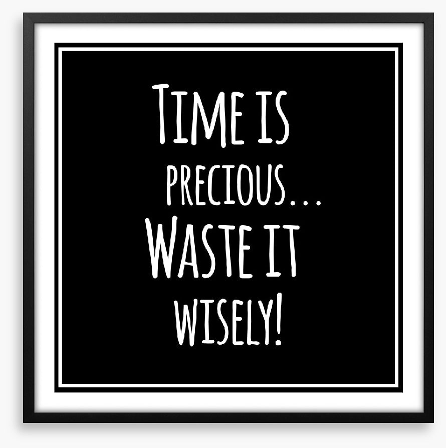 Waste it wisely