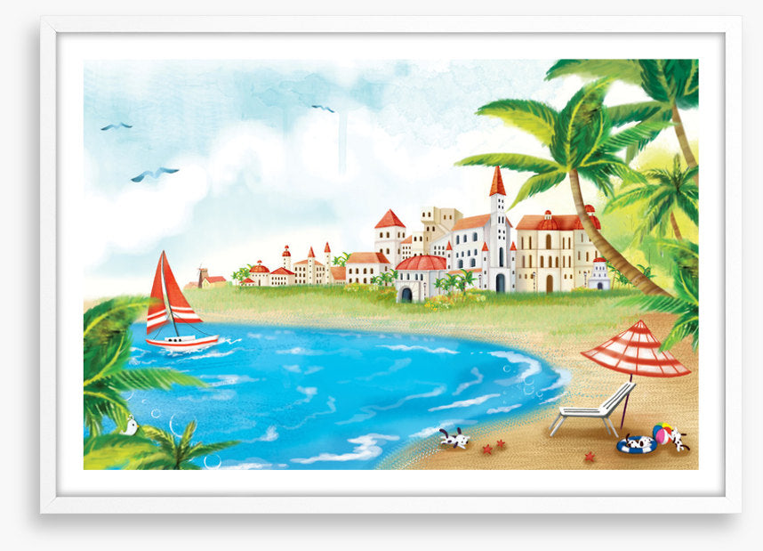 Palm tree cove