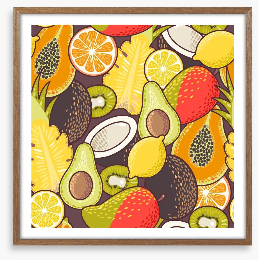 Retro fruits