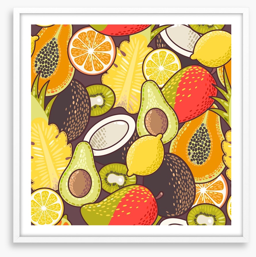 Retro fruits