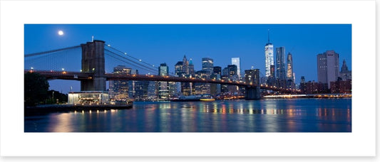 Manhattan moon panorama