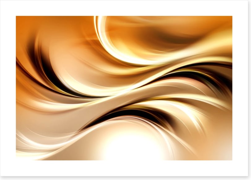 Golden waves