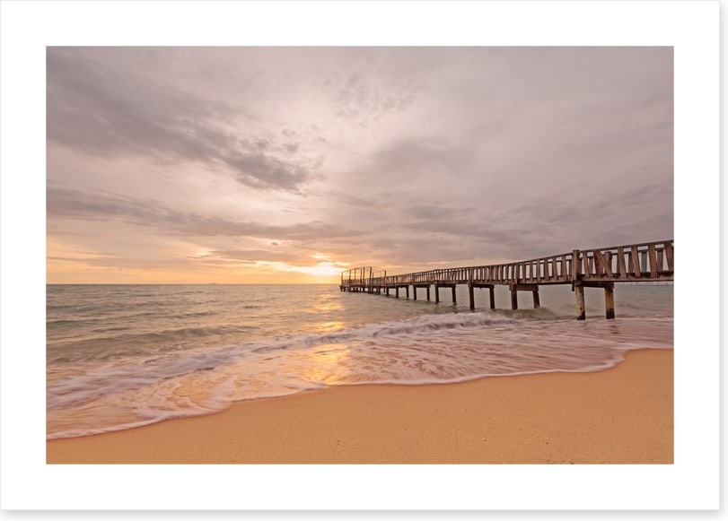 Silver sky sunrise