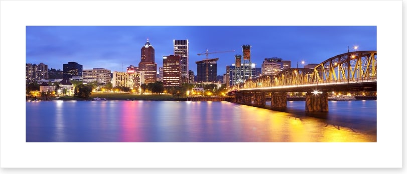 Portland city lights