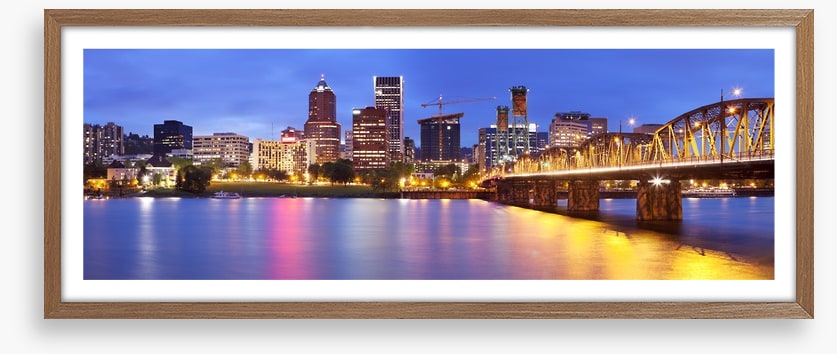 Portland city lights