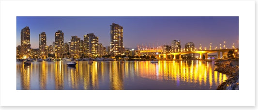 Vancouver skyline reflections